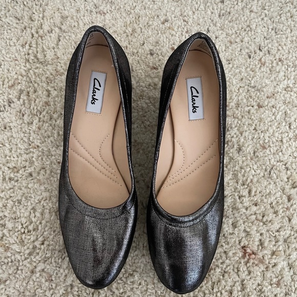 Clarks Grace Isabella block heel work shoes - Picture 2 of 5